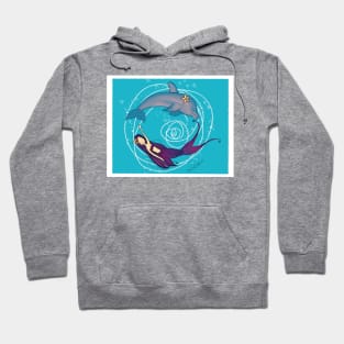 Dancing mermaid duo Hoodie